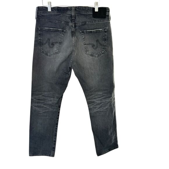 AG Adriano Goldschmied Gray/Light Black Wash The Everett Slim Jeans Zip Fly 33 - Picture 3 of 14